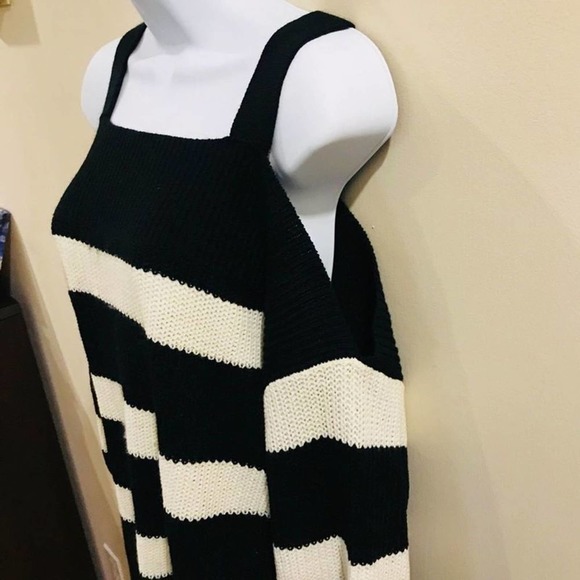 Sanctuary Off The Shoulder Sweater Striped Large - Picture 5 of 13